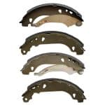 لنت ترمز عقب کفشکی پژو 206 تيپ 2