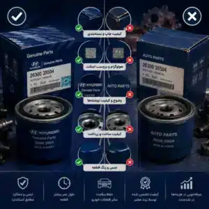 چگونه قطعه یدکی اصل را از تقلبی تشخیص دهیم؟